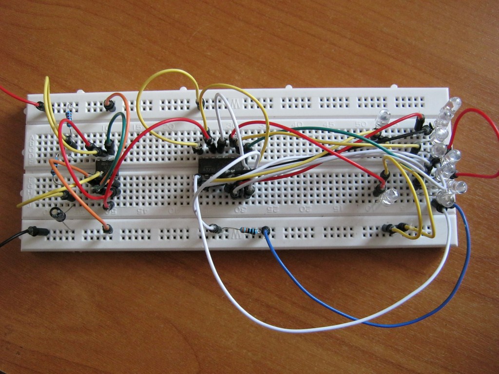 Бегущие огни - Практическая электроника